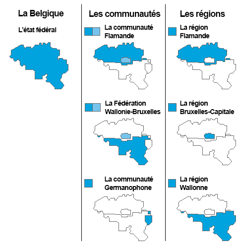en bref carte federalisme