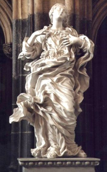 17e siecle-sculpture-jean delcour vierge