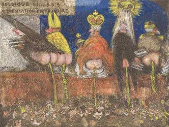 peinture-inclassable-Ensor alilentation doctrinaire