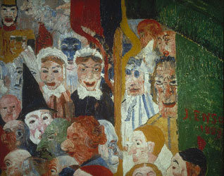 peinture-inclassable-ensor masques2