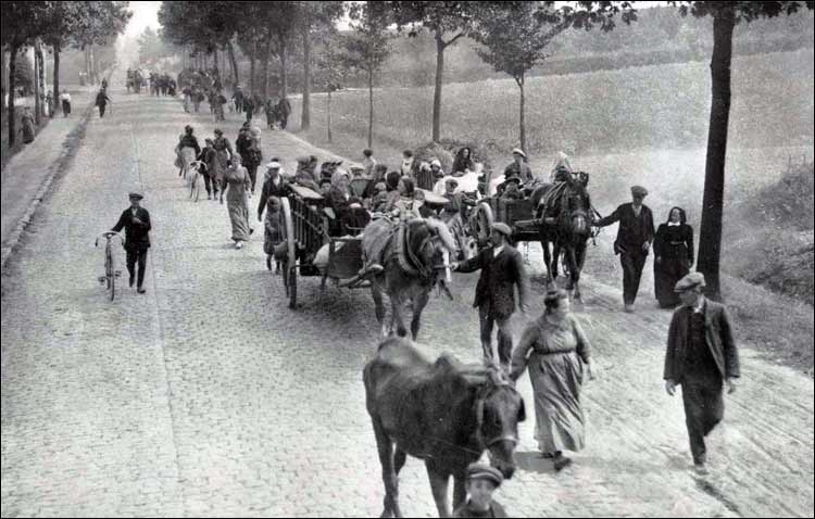 Belgian refugees 1914