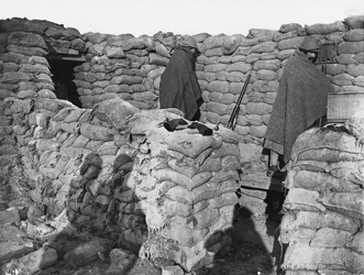 Dans les tranchees hiver 1915-1916
