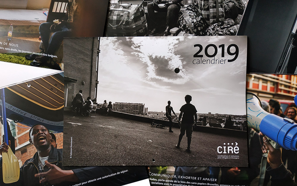 calendrier 2019 pour le CIRÉ asbl